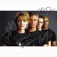 Autografo Stargate SG-1 Cast di 4  Foto 20x25