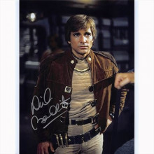 Autografo Dirk Benedict - Battlestar Galactica Foto 20x25