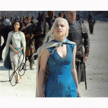 Autografo Emilia Clarke - Game of Thrones 3 - Il Trono di Spade Foto 20x25