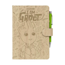 Quaderno A5 I am Groot con penna luminosa