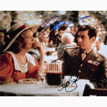 Autografo Al Pacino & Diane Keaton - The Godfather Foto 20x25