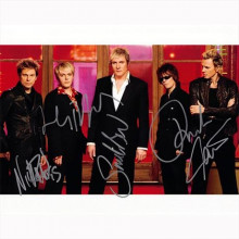 Autografo Duran Duran Foto 20x25