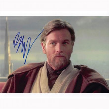 Autografo Ewan McGregor - Star Wars 2 Foto 20x25: