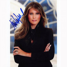 Autografo US First Lady Melania Trump Foto 20x25
