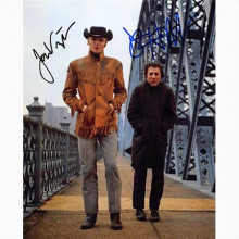 Autografo Jon Voight & Dustin Hoffman - Midnight Cowboy Foto 20x25
