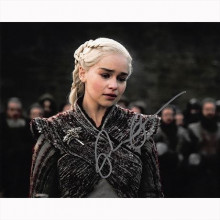 Autografo Emilia Clarke - Game of Thrones 2 - Il Trono di Spade Foto 20x25