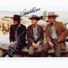 Autografo Robert Redford & Katharine Ross - Butch Cassidy & The Sundance Kid Foto 20x25