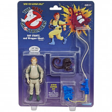 Action Figure Ghost Retro Ghostbusters Kenner Classics Ray Stantz and Wrapper Ghosr - Hasbro