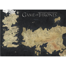 Poster Game of Thrones (Mappa di Westeros & Essos)