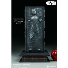 Star Wars Han Solo In Carbonite 1/6 Scale Action Figure Sideshow No Hot Toys New