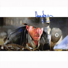 Autografo Harrison Ford - Indiana Jones 3 Foto 20x25