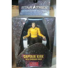 STAR TREK Classic Captain Kirk with Command Chair Art Asylum 