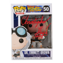 Autografo  Funko Pop! Christopher Lloyd Signed "Back To The Future" #50 Dr. Emmett Brown 