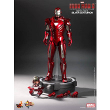 Hot Toys MMS 213 Iron Man 3 – Mark XXXIII Silver Centurion Armor
