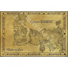 Poster Game of Thrones (Mappa antica)