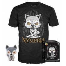  FUNKO POP! Game of Thrones - Nymeria Direwolf Figure + T-Shirt Box