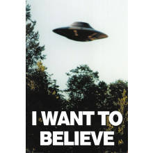 Poster originale I WANT TO BELIEVE