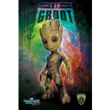 Poster Guardiani della Galassia Vol. 2 (I Am Groot - Space)