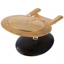 Star Trek Astronave U.S.S. Enterprise (NCC-1707-D) Modello Placcate oro 