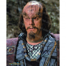 Autografo Christopher LLoyd Star Trek 2 Foto 20x25