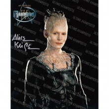 Autografo Alice Krige Star Trek 2 Foto 20x25