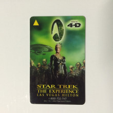Las Vegas Hilton 2004 Star Trek The Experience Hotel Card Key – Borg 4D