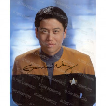 Autografo Garrett Wang  Star Trek Voyager Foto 20x25