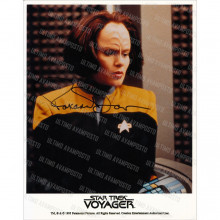 Autografo Roxanne Dawson Star Trek Voyager Foto 20x25