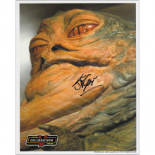 Autografo John Coppinger Star Wars Jabba 2 Foto 20x25