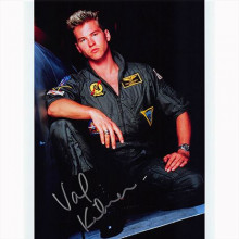 Autografo Val Kilmer - Top Gun Foto 20x25