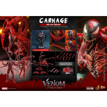 PREORDINE HOT TOYS Venom: Let There Be Carnage Movie Masterpiece Series PVC Action Figure 1/6 Carnage Deluxe Ver. 43 cm
