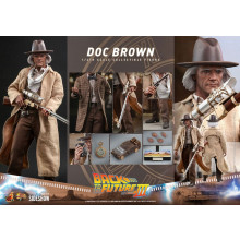 HOT TOYS Doc Brown Back To The Future III 1/6