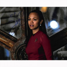 Autografo Zoe Saldana - Star Trek -Foto 20x25