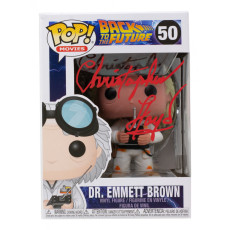 Autografo  Funko Pop! Christopher Lloyd Signed "Back To The Future" #50 Dr. Emmett Brown 