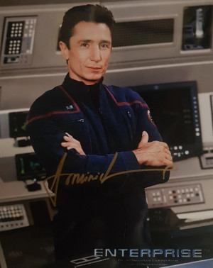 Autografo Dominic Keating Star Trek Enterprise 4 Foto 20x25