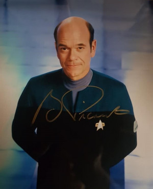 Autografo Robert Picardo Star Trek Voyager 11 Foto 20x25 