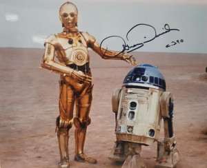 Autografo Star Wars Anthony Daniels 6 -Foto 20x25
