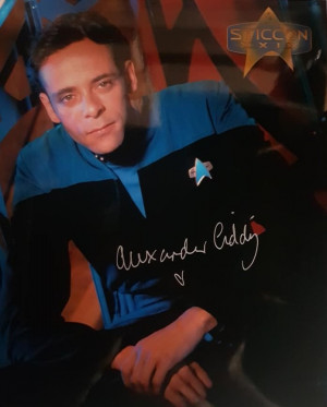 Autografo Alexander Siddig Star Trek DS9 - 2 -  Foto 20x25