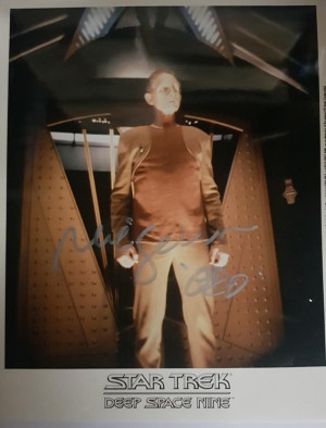 Autografo René Auberjonois 11 Star Trek DS9 Foto 20x25