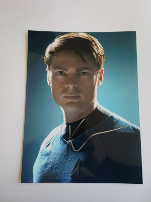 Autografo Karl Urban -A- Star Trek foto 20x25
