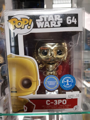 Autografo Anthony Daniels Funko Pop! 2 Star Wars C-3PO #64 