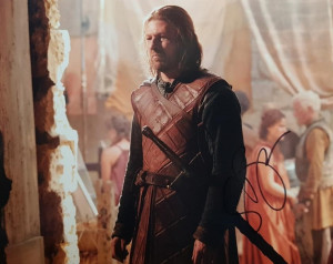 Autografo Sean Bean 4 - Game of Thrones - Il Trono di Spade Foto 20x25