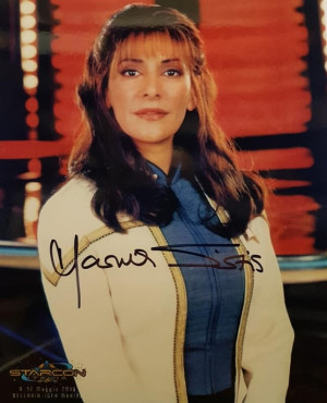 Autografo Marina Sirtis Star Trek - L'insurrezione Foto 20x25