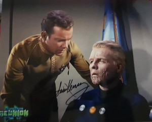 Autografo Sean Kenney Star Trek Pike Foto 20X25 