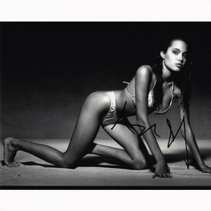 Autografo Angelina Jolie 2 Foto 20x25