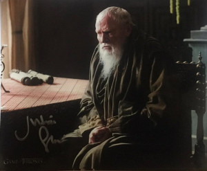Autografo Julian Glover Game of Thrones 2 Foto 20x30