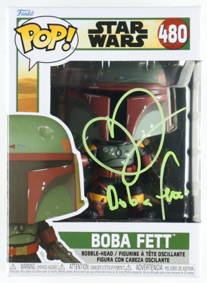 Autografo John Morton Star Wars" #462 Boba Fett Funko Pop!