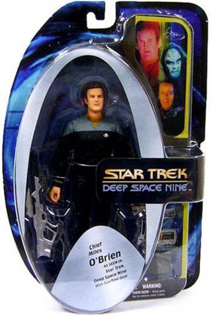 Star Trek Deep Space Nine Action Figure Bundle Chief Miles O'BRIEN Diamond Select 