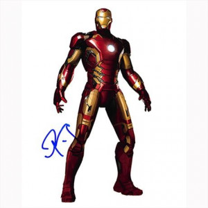 Autografo Robert Downey Jr. - Avengers Age of Ultron Foto 20X25