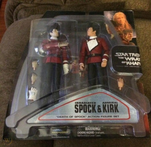 Star Trek II Wrath Of Khan "Death of Spock" Two-pack Figure Set with Kirk